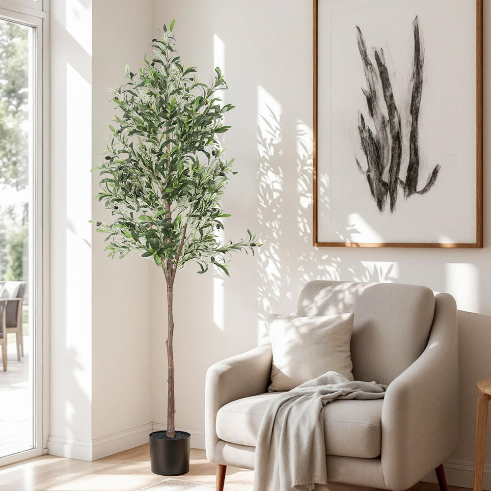 Artiss 180cm Artificial Olive Faux Tree