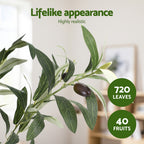 Artiss 180cm Artificial Olive Faux Tree