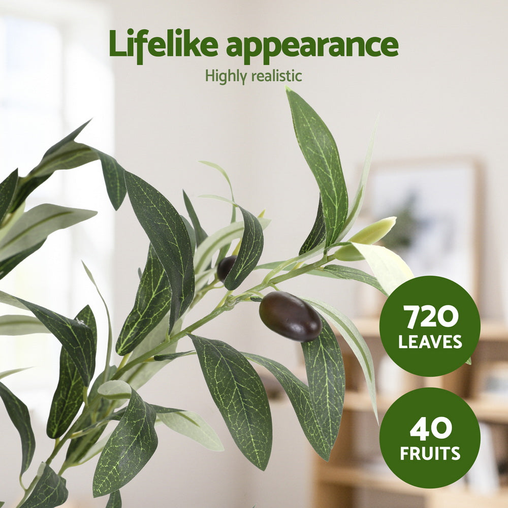 Artiss 180cm Artificial Olive Faux Tree