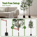 Artiss 180cm Artificial Olive Faux Tree