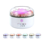 Devanti 150ml Salt Lamp Aroma Diffuser Ultrasonic Humidifier Purifier 7 LED Colors