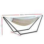 Gardeon Hammock Bed with Stand Outdoor Camping Hammocks Steel Frame
