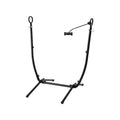 Gardeon Hammock Chair Stand Iron Frame with Phone Holder Black