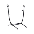 Gardeon Hammock Chair Stand Iron Frame with Phone Holder Black