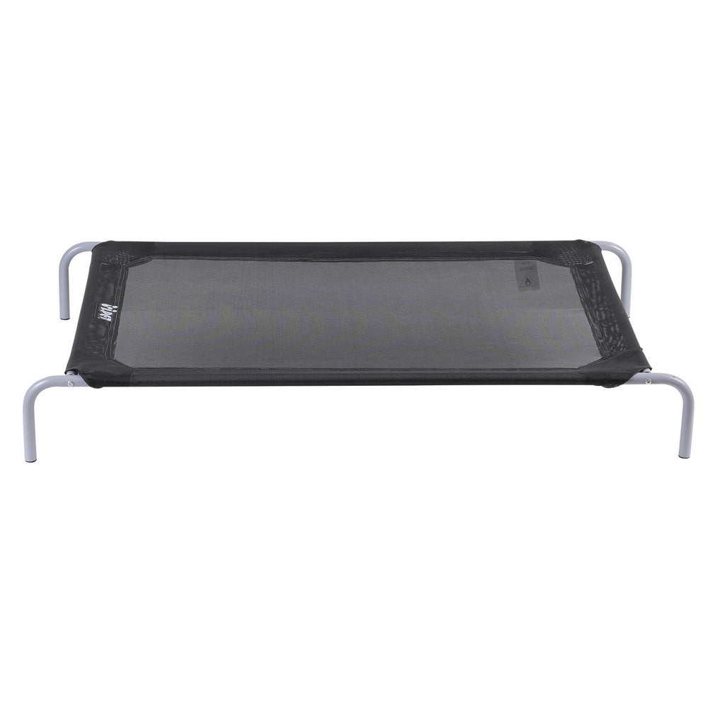 Pet Dog Bed Elevated Trampoline Durable Raised Heavy Duty Large Black