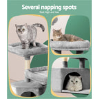 Cat Tree 69cm Scratching Post Tower Scratcher Wood Condo House Bed Trees