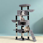 Cat Tree 161cm Tower Scratching Post Scratcher Wood Condo House Play Bed