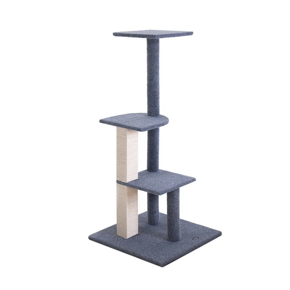 Cat Tree 124cm Scratching Post Tower Scratcher Trees Wood Condo Board