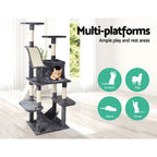 Cat Tree 171cm Tower Scratching Post Scratcher Wooden Condo House Bed Toys