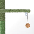 Cat Tree Tower Scratching Post Scratcher Floor to Ceiling Cats Bed 290cm