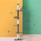 Cat Tree 290cm Tower Scratching Post Scratcher Floor to Ceiling Cats Bed