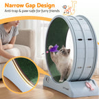 i.Pet Cat Exercise Wheel Treadmill Indoor 78cm Blue & Green