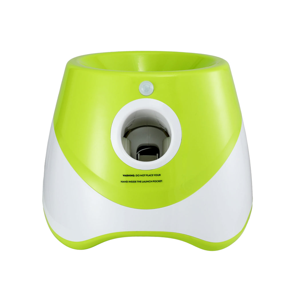 i.Pet Dog Ball Launcher Thrower with 6 Balls & 3/6/9m Launch Distances Green