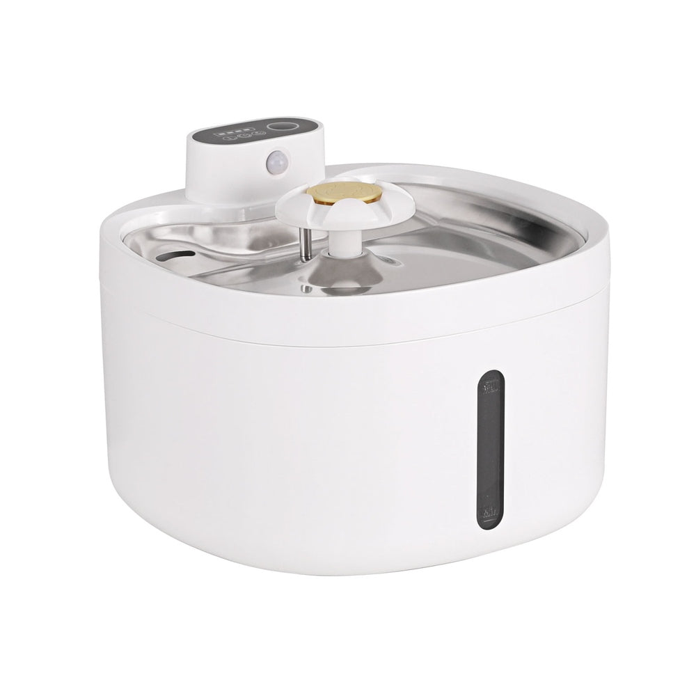 2.6L Automatic Pet Water Fountain with 4-Stage Filter & LED Light