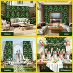 Gardeon 4PCS Artificial Plant Wall Panels 40X60CM Boxwood Panel Leaf Backdrop Backyard Green Decor