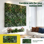 Gardeon Artificial Plant Wall Panels 50X100CM Boxwood Panel Hedge Grass Backdrop Backyard Green Decor
