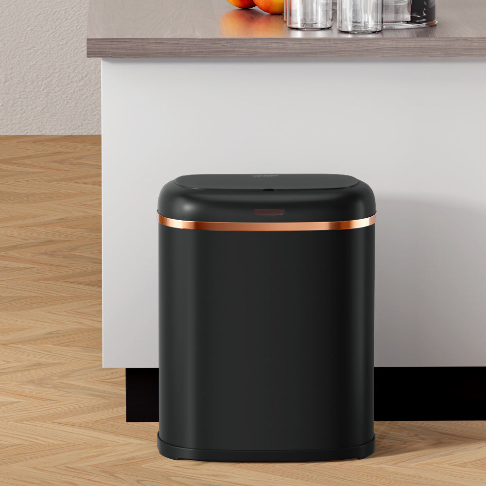 38L Motion Sensor Bin Rubbish Automatic Black