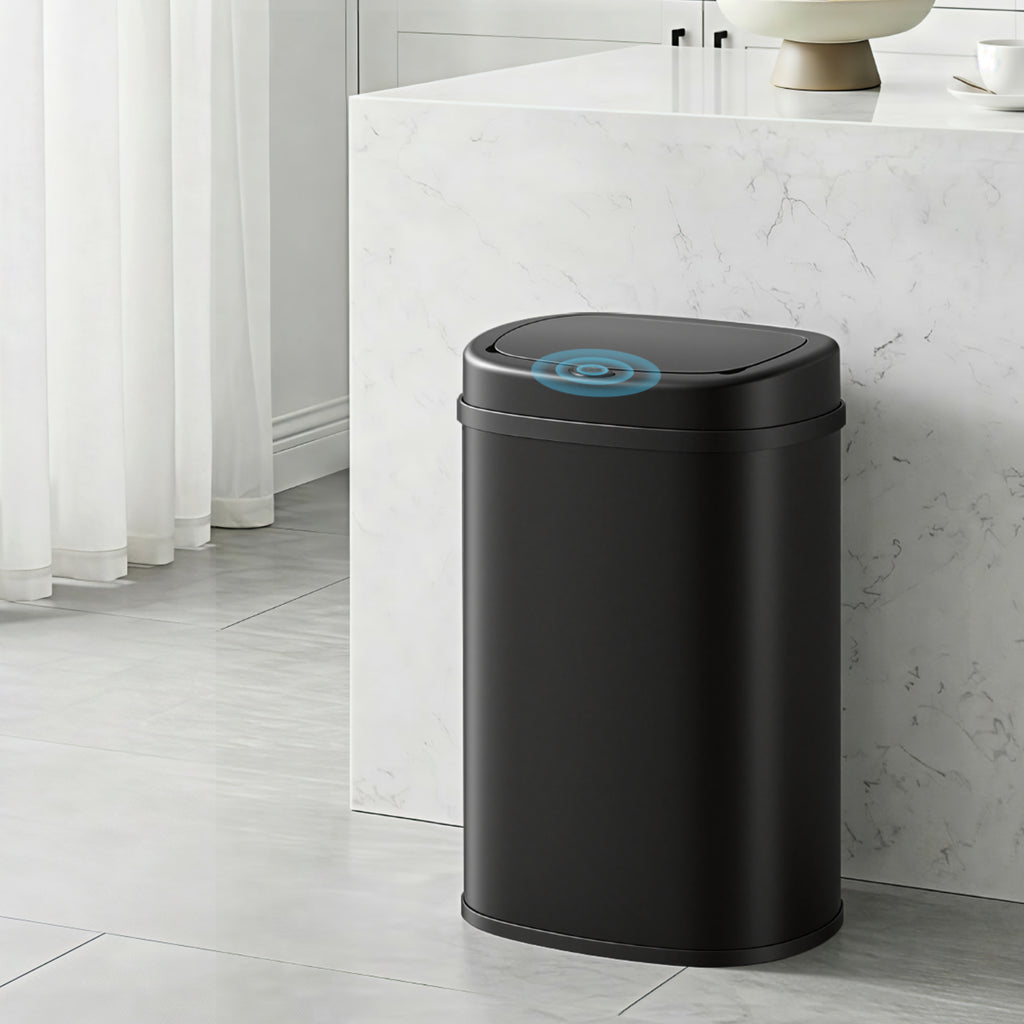 50L Sensor Bin Motion Rubbish Automatic Black