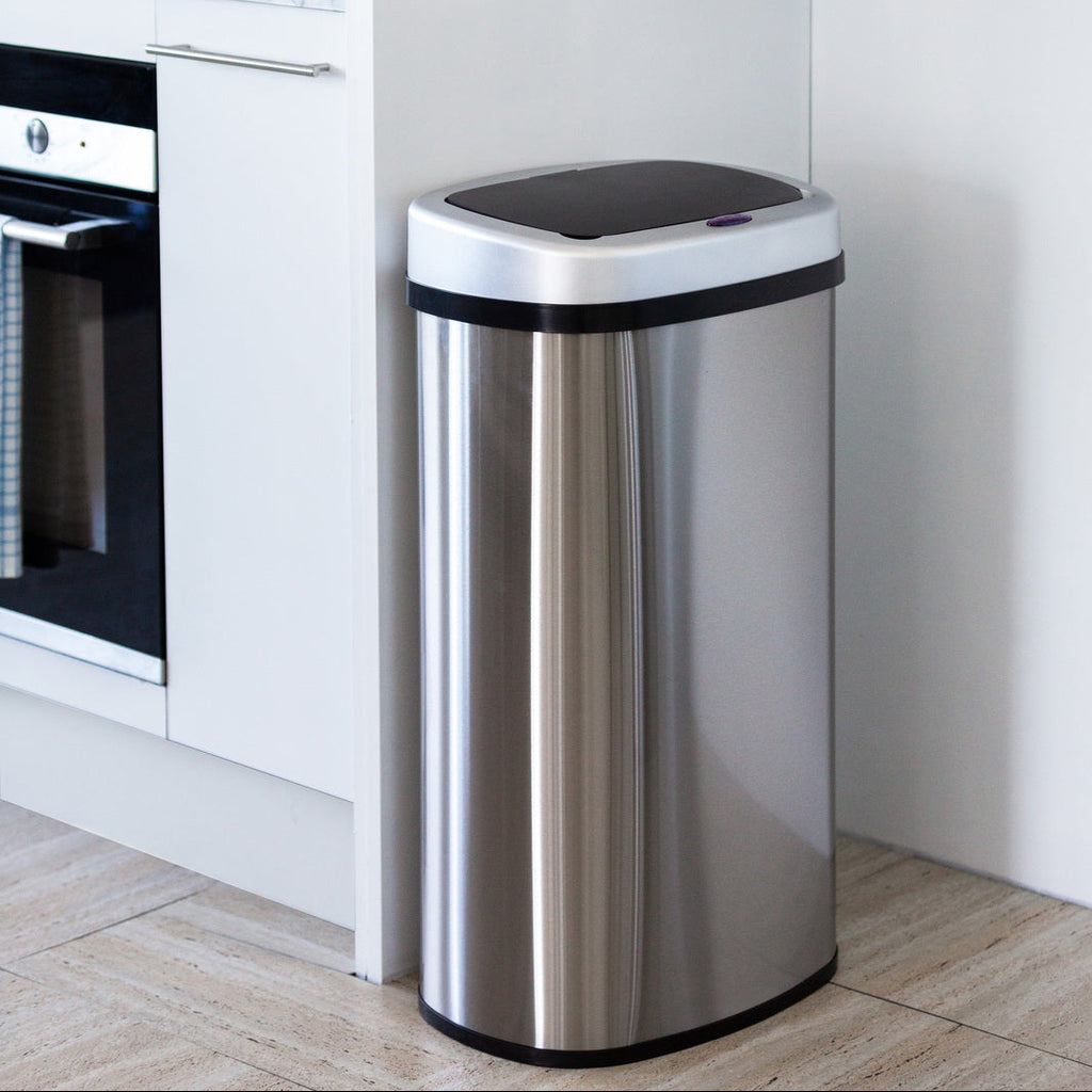60L Stainless Steel Motion Sensor Rubbish Bin