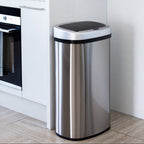 60L Stainless Steel Motion Sensor Rubbish Bin
