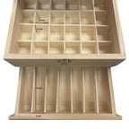 Orku 59 Essential Oil Bottle Storage Box - Wooden 3 Tier Aromatherapy Organiser