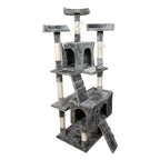 170cm Cat Tree Scratching Post - Silver Grey