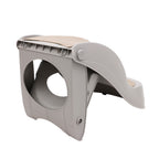 Furtastic Foldable Pet Stairs In Grey - 38cm Dog Ladder