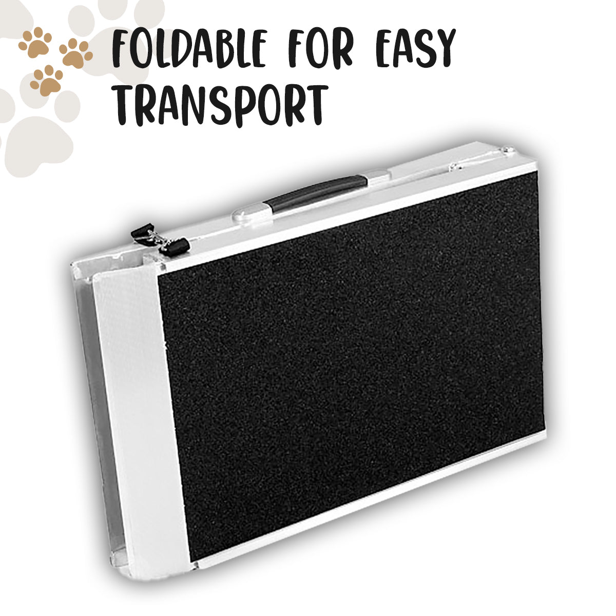 Furtastic Foldable Aluminium Dog Ramp - 122 x 38 cm