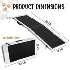 Furtastic Foldable Aluminium Dog Ramp -  183 x 38cm