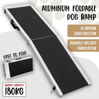 Furtastic Foldable Aluminium Dog Ramp -  183 x 38cm