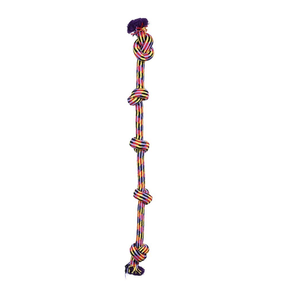 2 x Dog Toy Knotted Cotton Rope Tug Toy