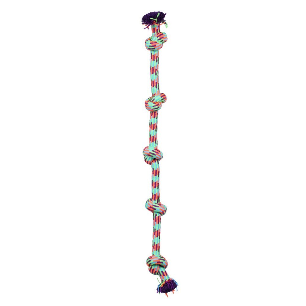 2 x Dog Toy Knotted Cotton Rope Tug Toy