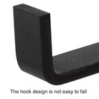 Self-Adhesive Paper Towel Holder Rack for Kitchen Rolls and Wrap Storage - White x 1 unit