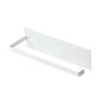 Self-Adhesive Paper Towel Holder Rack for Kitchen Rolls and Wrap Storage - White x 1 unit