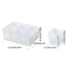 Convenient Crisper Box with Lid Storage Compartment Organizer for Vegetables