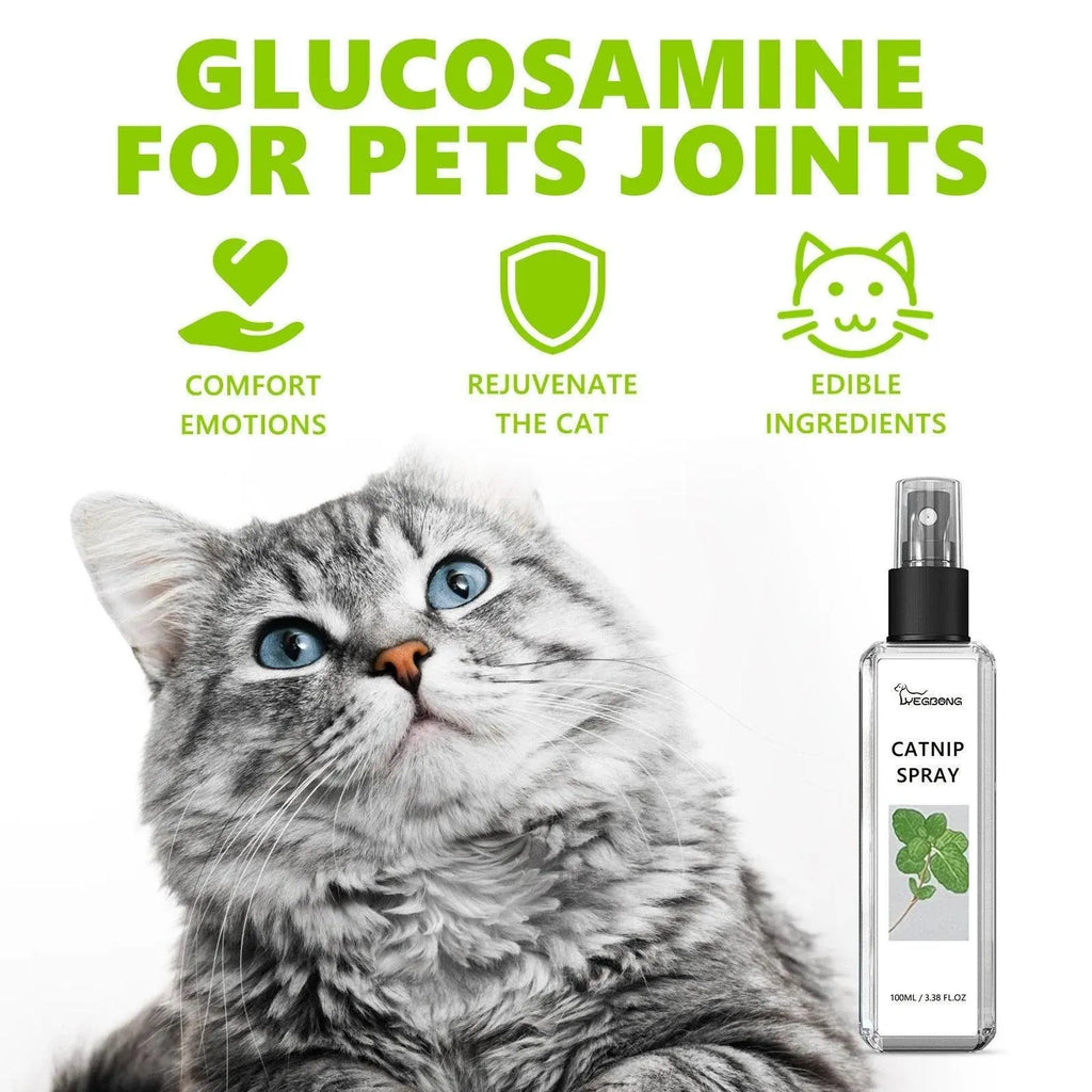 Catnip Spray Relieves Cat Anxiety Boosts Vitality Pet Health Care Natural Spray