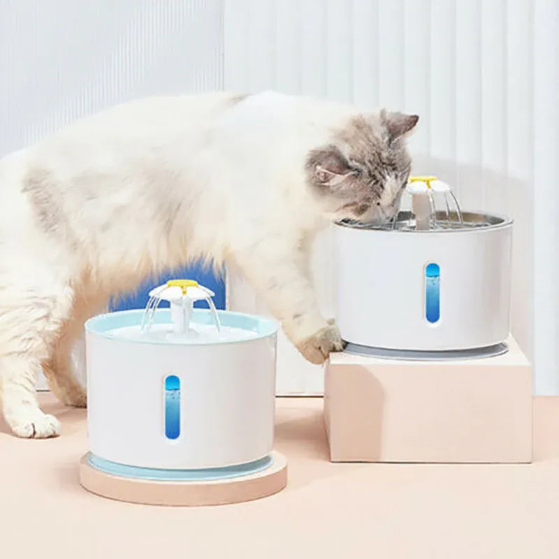 LED Pet Water Fountain 24L Automatic Drinking Dispenser for Cats and Dogs