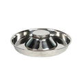 Stainless Steel Pet Bowl Slow Feeder Dish Puppy Dog Cat Food Feeding Weaning Bowl - M