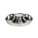 Stainless Steel Pet Bowl Slow Feeder Dish Puppy Dog Cat Food Feeding Weaning Bowl - M