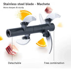Garlic Press Chopper Slicer Hand Presser Grinder Crusher Home Kitchen Tools Use - 1000ml