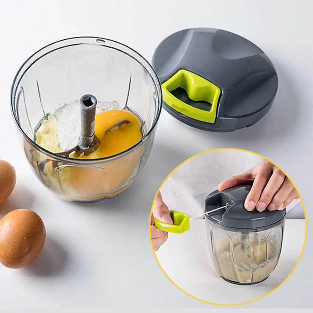 Garlic Press Chopper Slicer Hand Presser Grinder Crusher Home Kitchen Tools Use - 1000ml