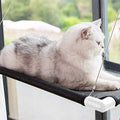 Cat Window Bed Suction Cup Hammock Black Breathable Hanging Seat 55x35cm