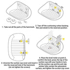 Cat Hammock Bed Glass Hanging Basket Clear Pet Nest Elevated Sleeping Bed - White