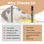 Waterproof Pet Floor Mat Carpet For Dog Cage Feeding Area Anti Slip Washable - Dog-Brown