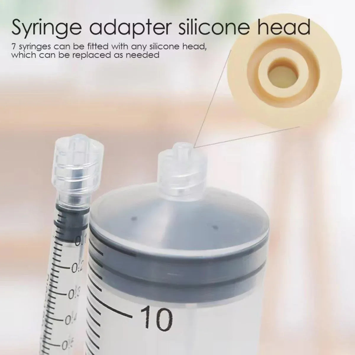 Kitten Puppy Pet Feeding Syringe Feeder Cat Dog Nursing Bottle with Pacifier - L-4PCS