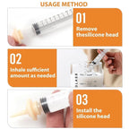 Kitten Puppy Pet Feeding Syringe Feeder Cat Dog Nursing Bottle with Pacifier - S-5PCS