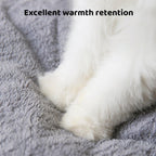 Removable Washable Pet House Four Seasons Cat Enclosed House - Grey-S