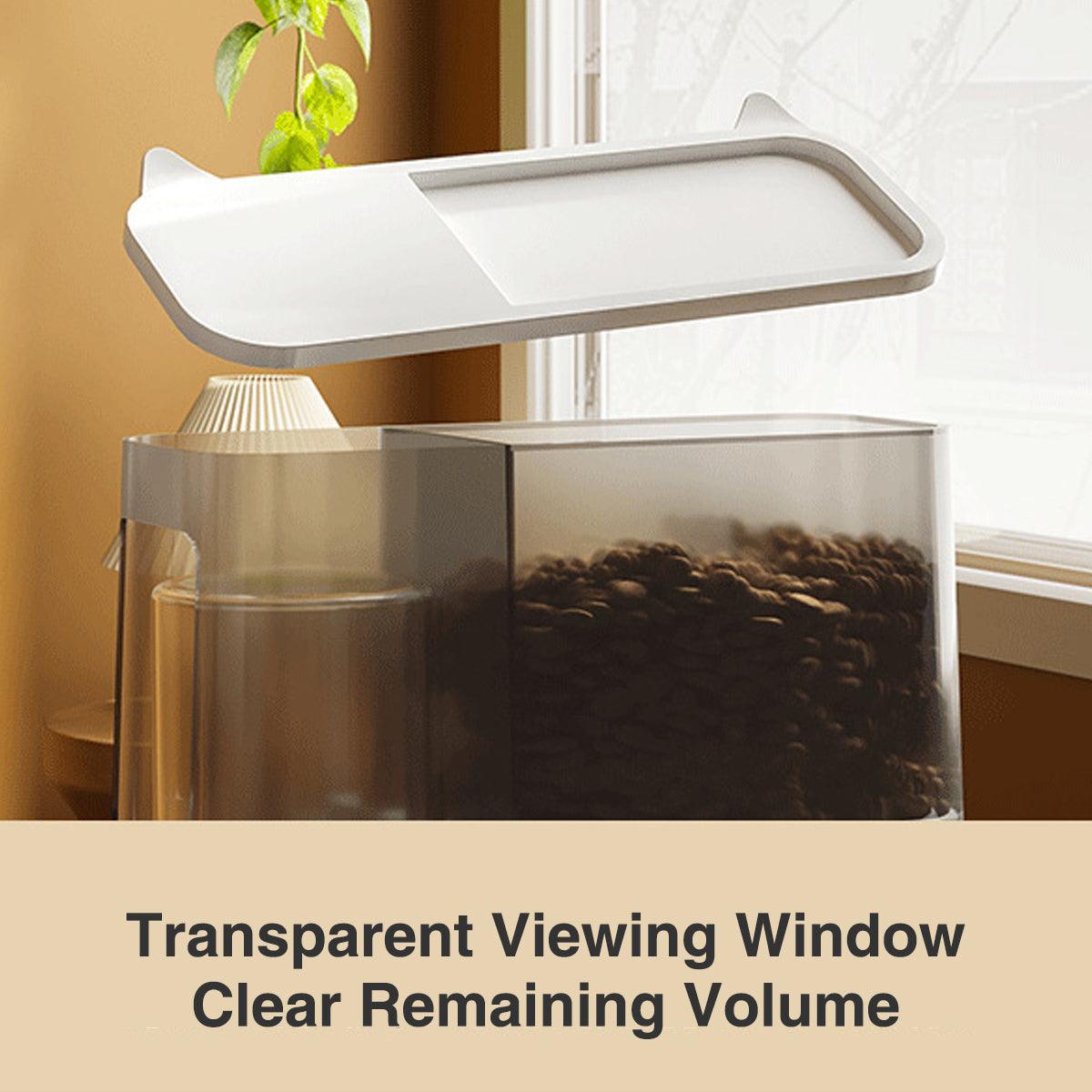 Automatic Cat Feeder Water Dispenser All in One Plastic Bowl for Cats and Dogs - Pink