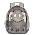 Travel Space Capsule Dog Cat Bag Breathable Outdoor Pet Backpack Carrier - Grey