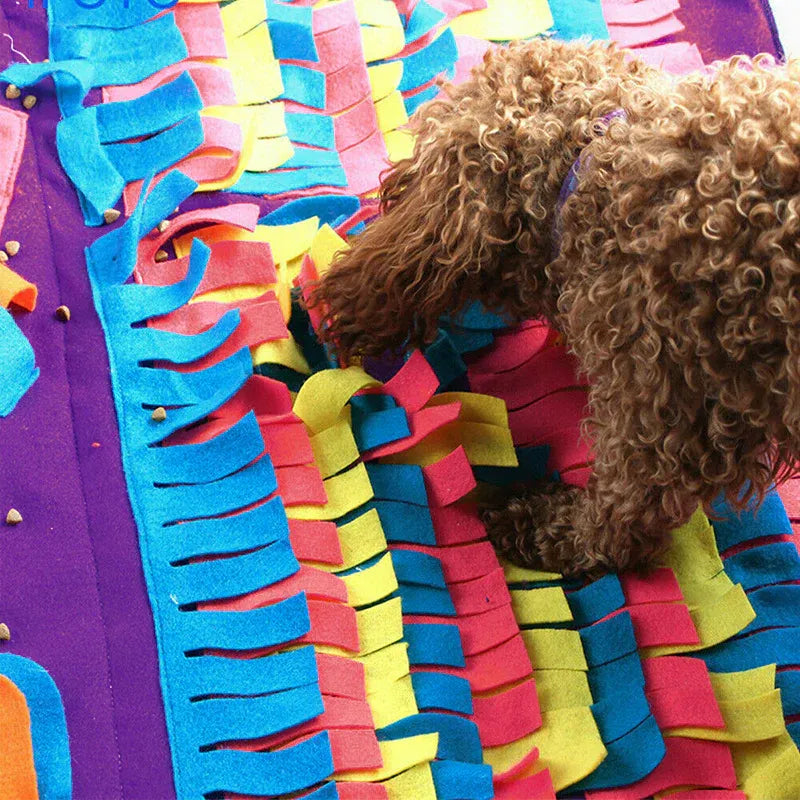 Dog Pet Nose Training Sniffing Pad Toys Blanket Game Feeding Cushion Snuffle Mat